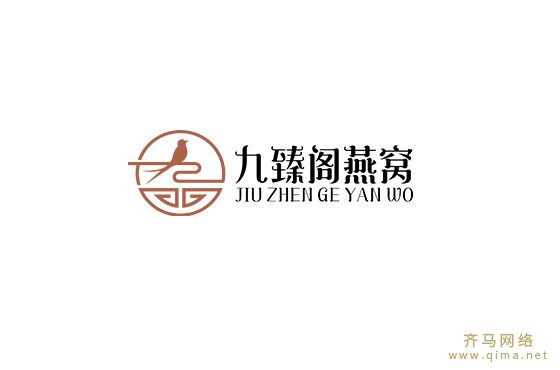 logo设计方案：九臻阁